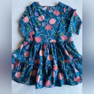 Tea Collection 3/4 sleeve twirl dress